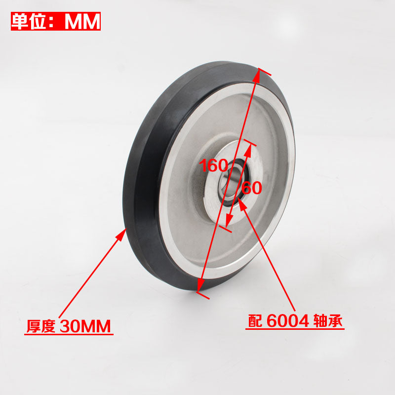 High-speed ladder guide shoe roller 160*30*6004