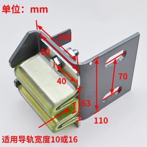 Counterweight Hollow rail W M-type boot toe Boot lining