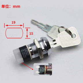 Power lock key switch 2801 with key