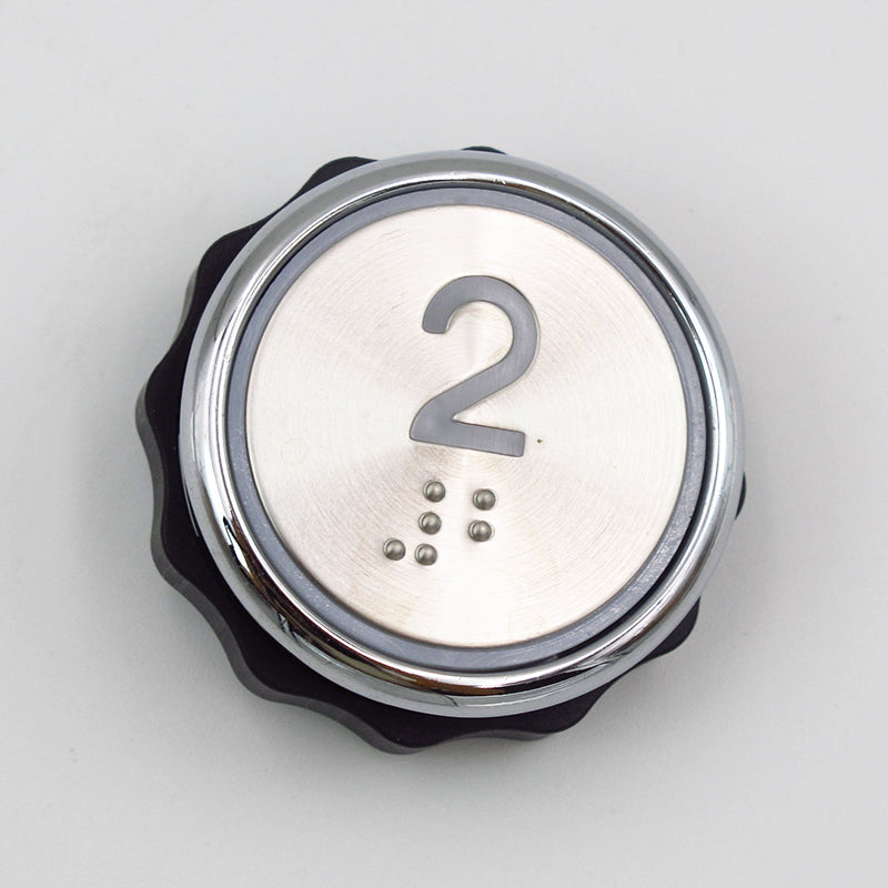 BR38A KAN-JB0619 White light blue light Braille round button