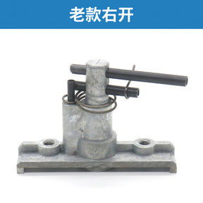 Elevator hall door triangular lock cylinder