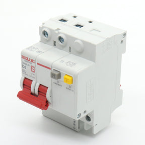 CDB6LEi 2P D6 circuit breaker with leakage protector