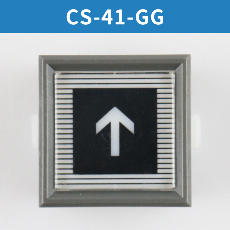 Elevator button CV330 Square button CS-41-GG