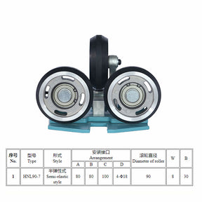 HNL70-4/5/6 90-4/6/7 140/160-1 roller guide shoe