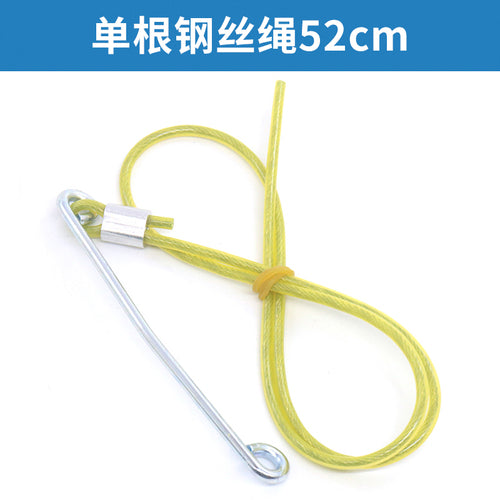 Elevator hall door triangular lock 161 wire rope linkage pull rope