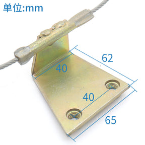 Elevator door linkage steel wire rope 900 door opening distance