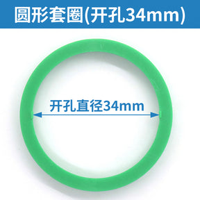 Elevator Button Ferrule Green