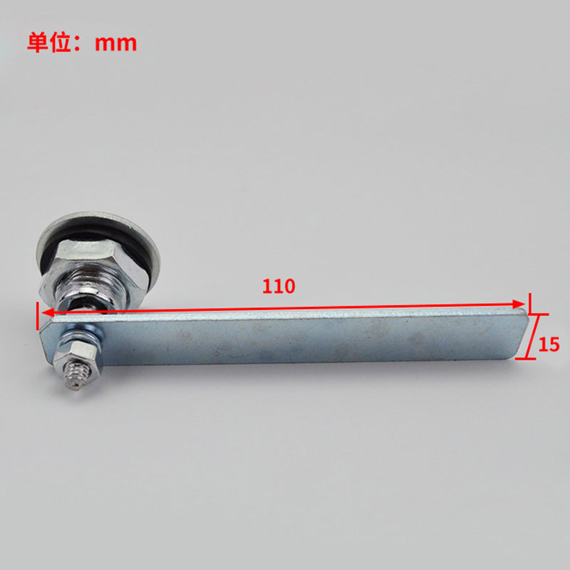 Elevator triangular lock hall door lock swing lever