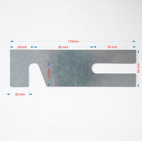 Elevator rail bracket gasket adjustment gasket T75 T89 TK5A T127 T114