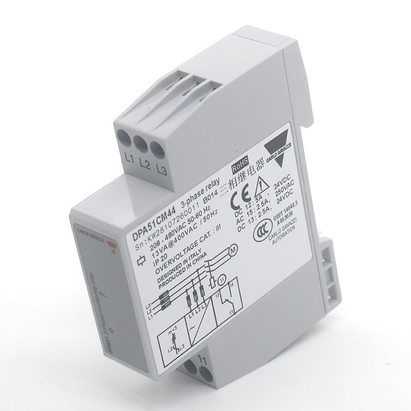 Three-phase phase sequence relay DPA51CM44