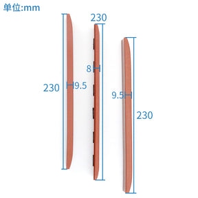 Elevator guide boot lining six rubber three-in-one main rail boot lining suitable for Mitsubishi Otis elevator accessories