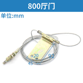 Elevator door wire rope 800 900 door opening distance