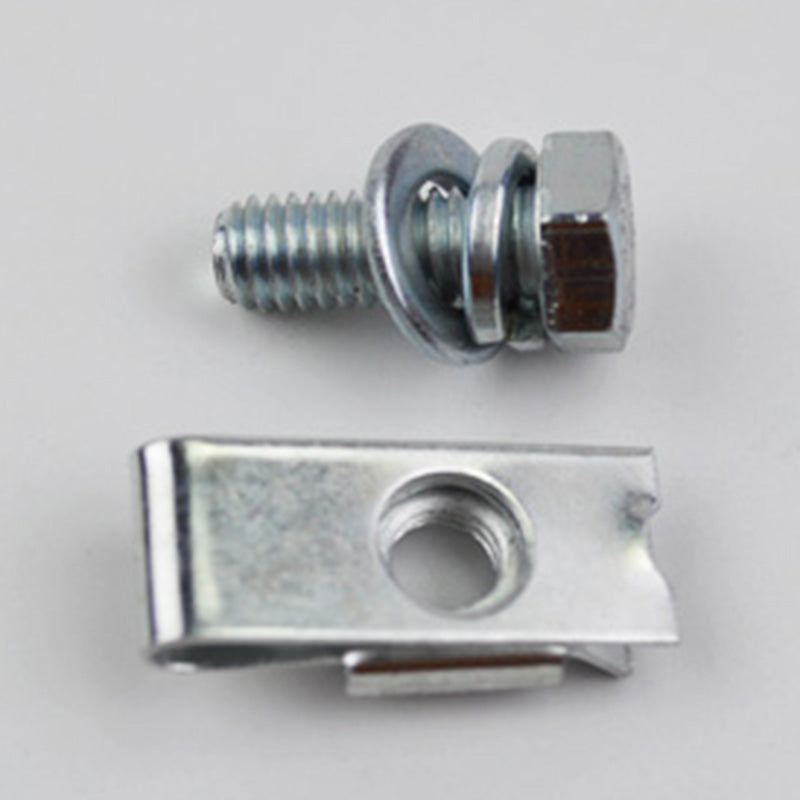 Elevator door slider nut screw special-shaped nut gasket hall door landing door M6 elevator accessories